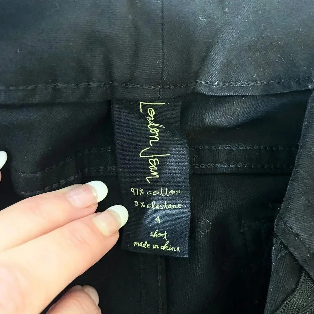 Victoria’s Secret Sexy Black London Jean Leggings size 4 - Picture 3 of 5